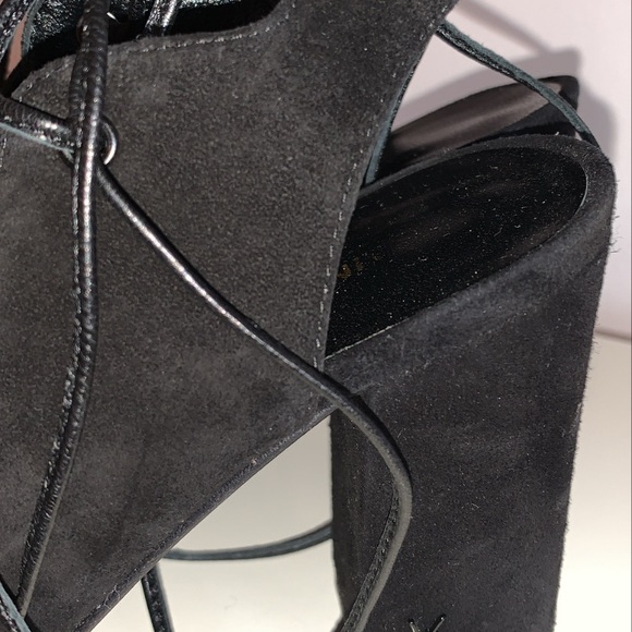 Saint Laurent YSL Lace Up Heels (36) - Picture 4 of 5